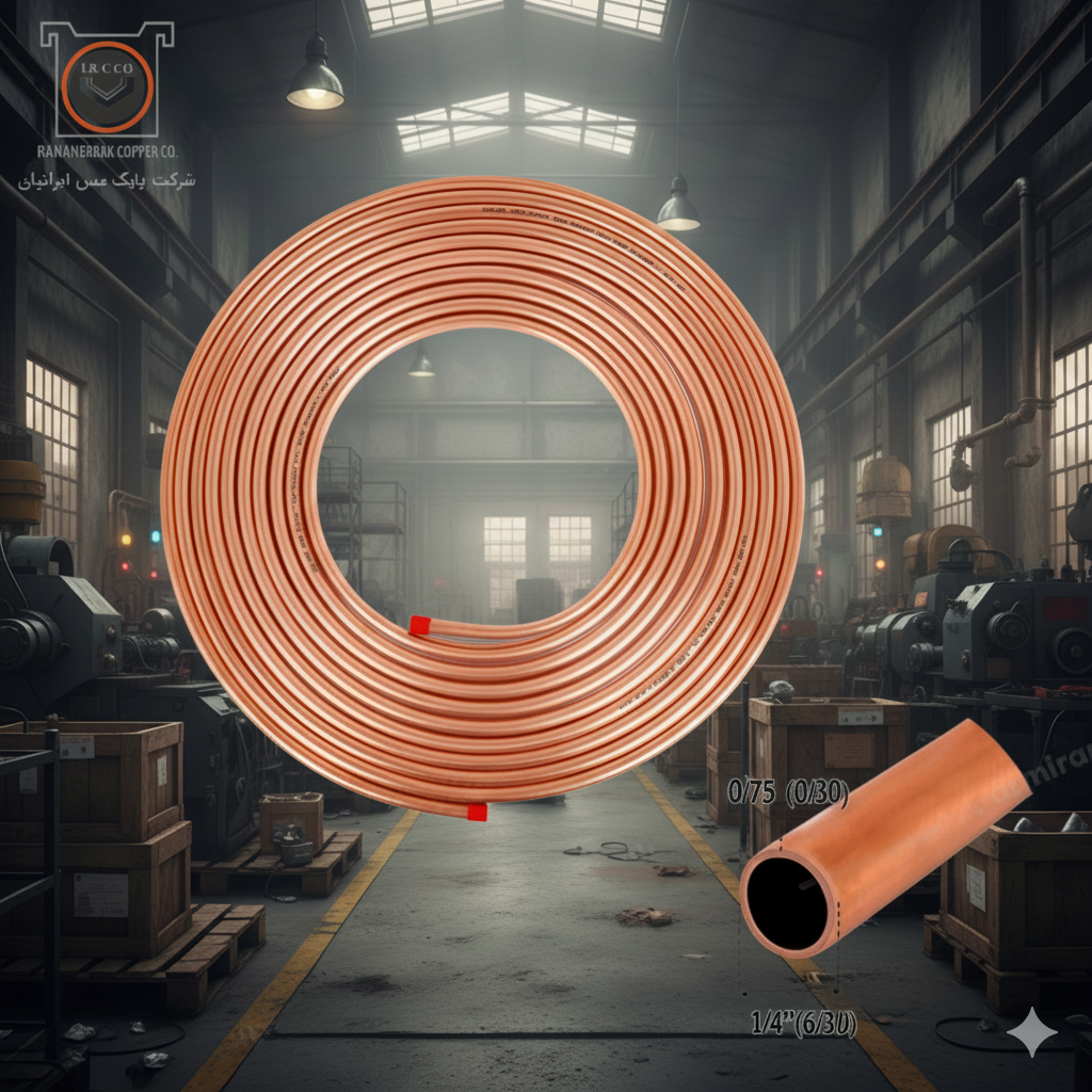 بررسی لوله مسی بابک