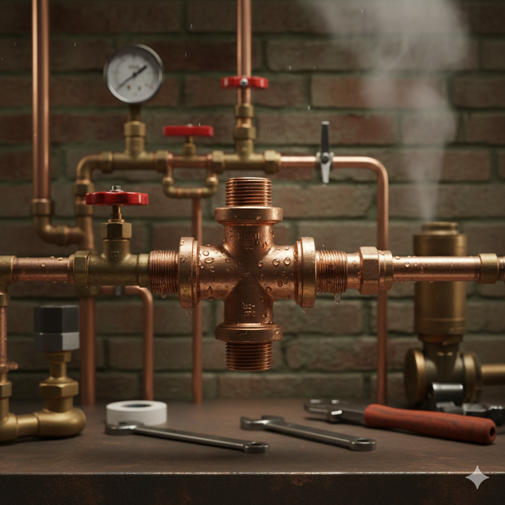 لوله مسی رزوه دار چیست؟